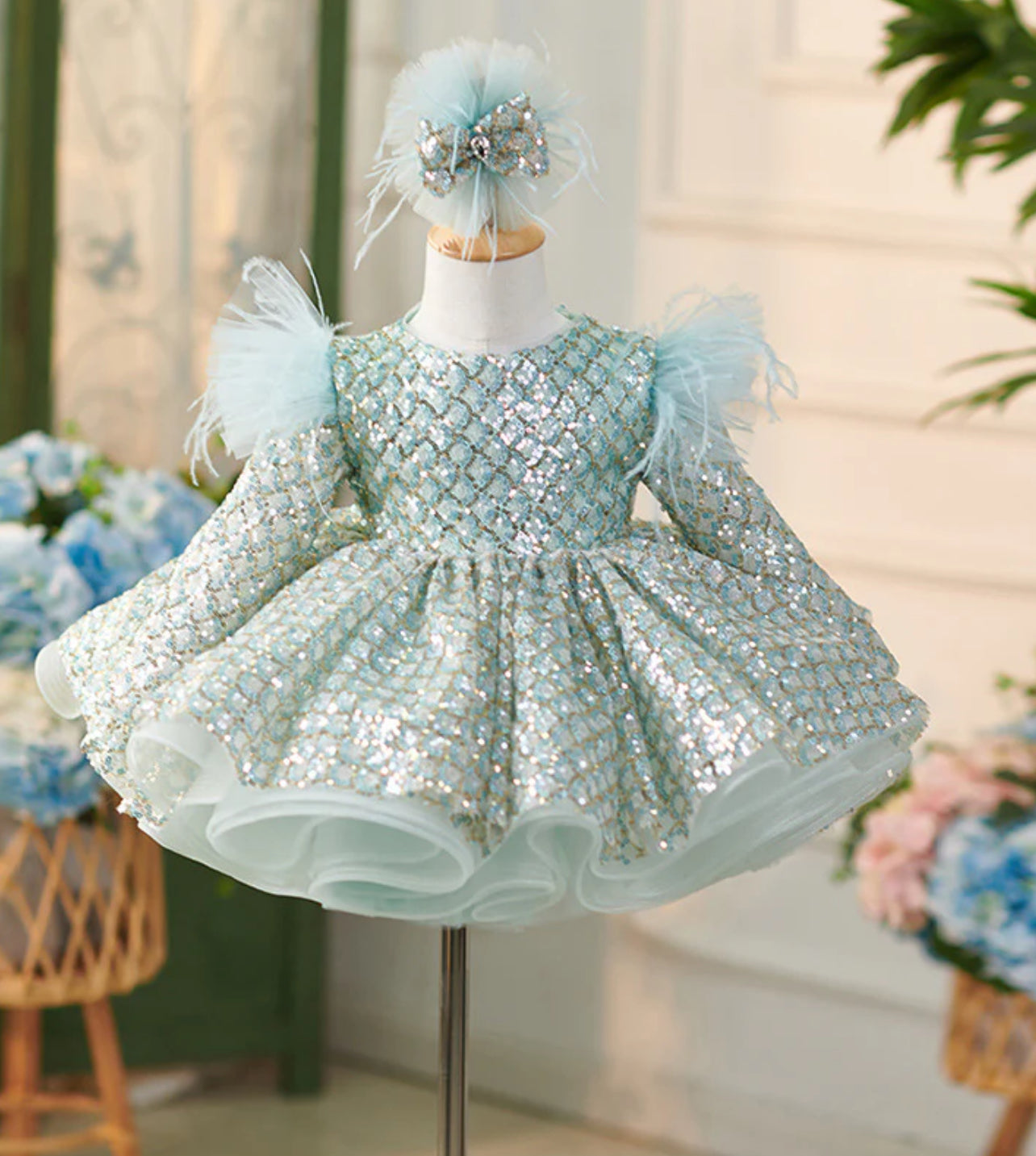 Sparkly Blue TutuBanks Dress