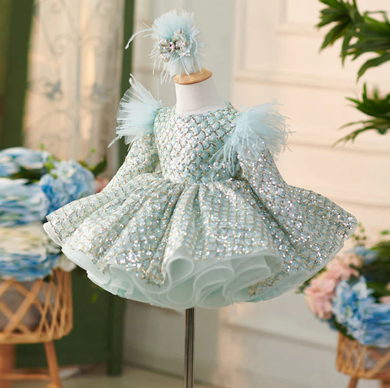 Sparkly Blue TutuBanks Dress